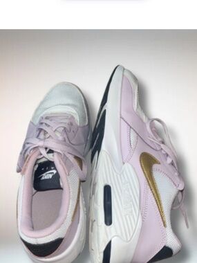 Nike Air Max Excee GS Iced LilacWomen's and Gold Athletic Sneakers
